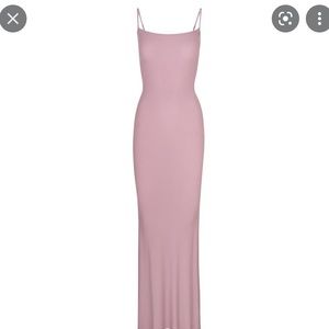 Skims orchid Long ribbed maxi